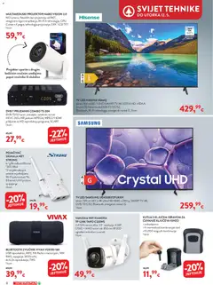 Interspar Apartmani - Pregled kataloga iz trgovine Interspar, vrijedi od 15.04.2026 | Stranica: 8 | Proizvodi: Kutija, Tv, Zvučnik, USB