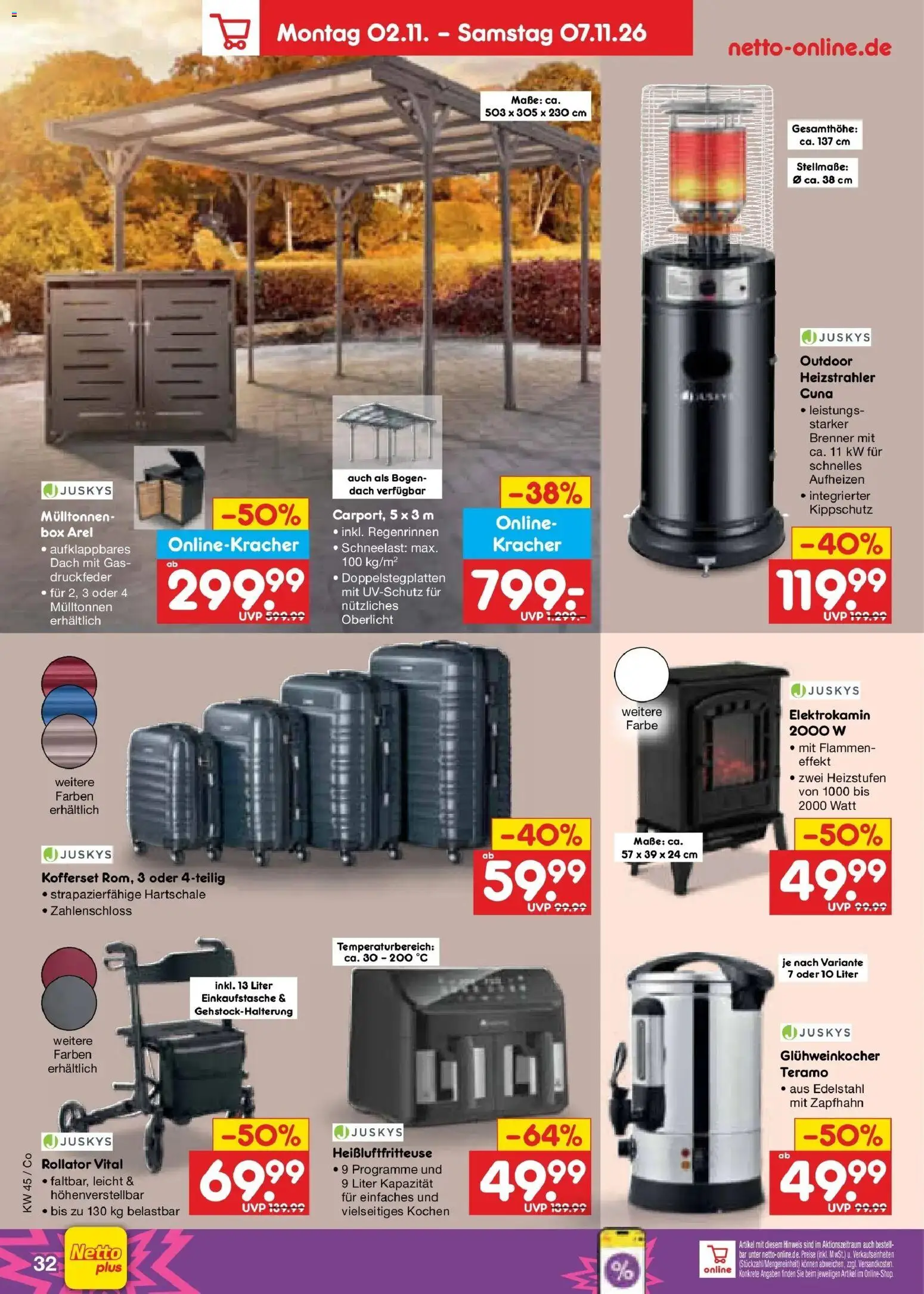 Netto Marken-Discount Prospekt Leipzig – gültig ab 02.11.2026 | Seite: 48 | Produkte: Box, Heißluftfritteuse