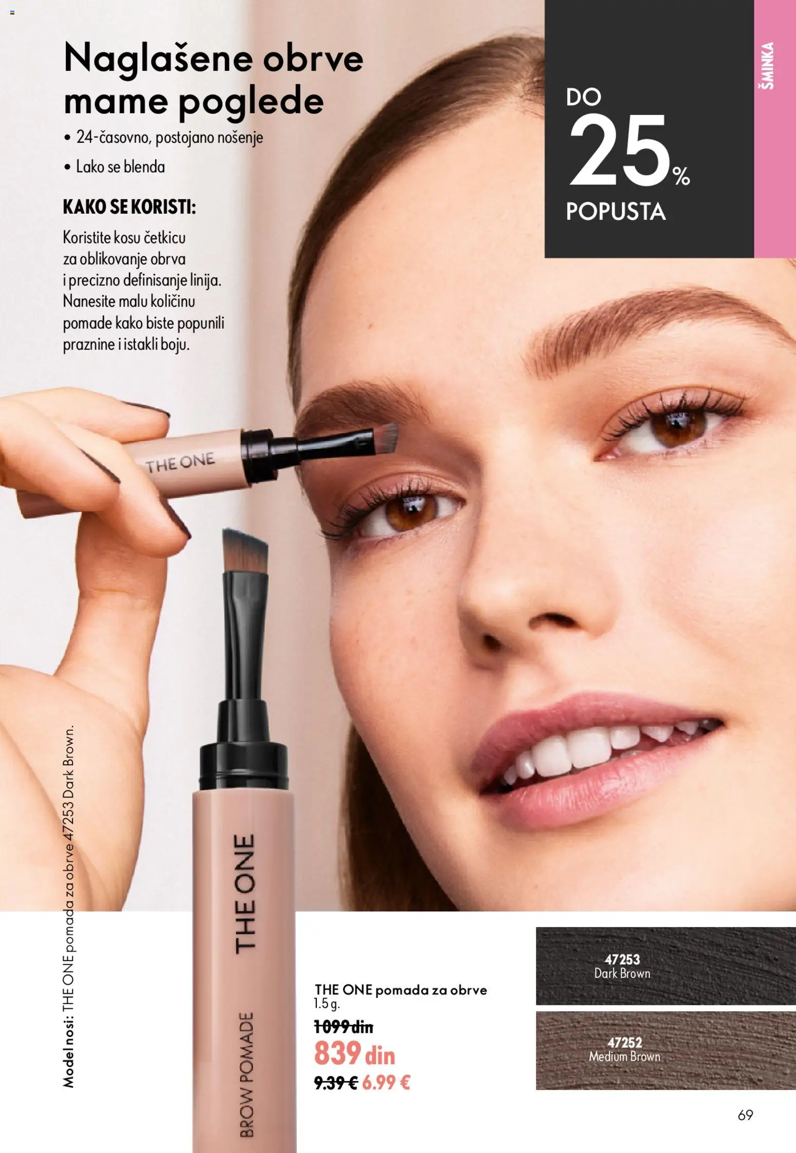 Oriflame katalog - važi od 26.08.2026 | Strana: 69 | Proizvode: Šminka