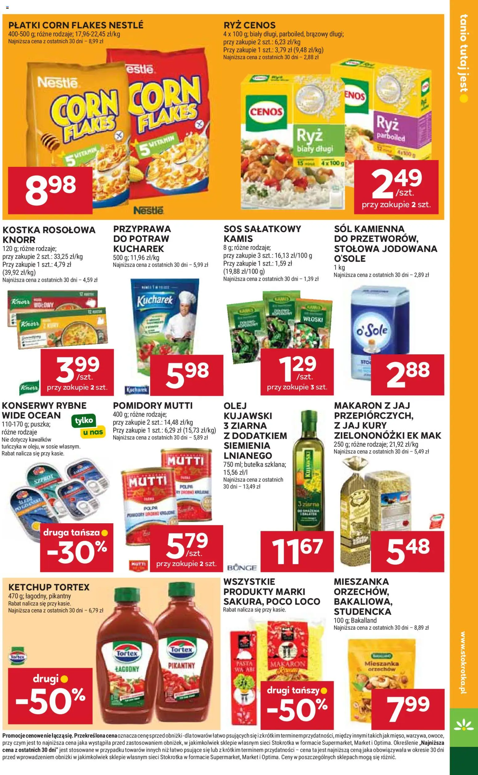 Stokrotka gazetka od 11.06.2026 | Strona: 31 | Produkty: Mak, Pomidory, Sos, Sól