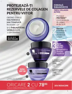 Ofertele Avon valabile de la 01.06.2026 | Pagină: 5 | Produse: Cremă de zi, Cremă de noapte, Semințe, Cremă