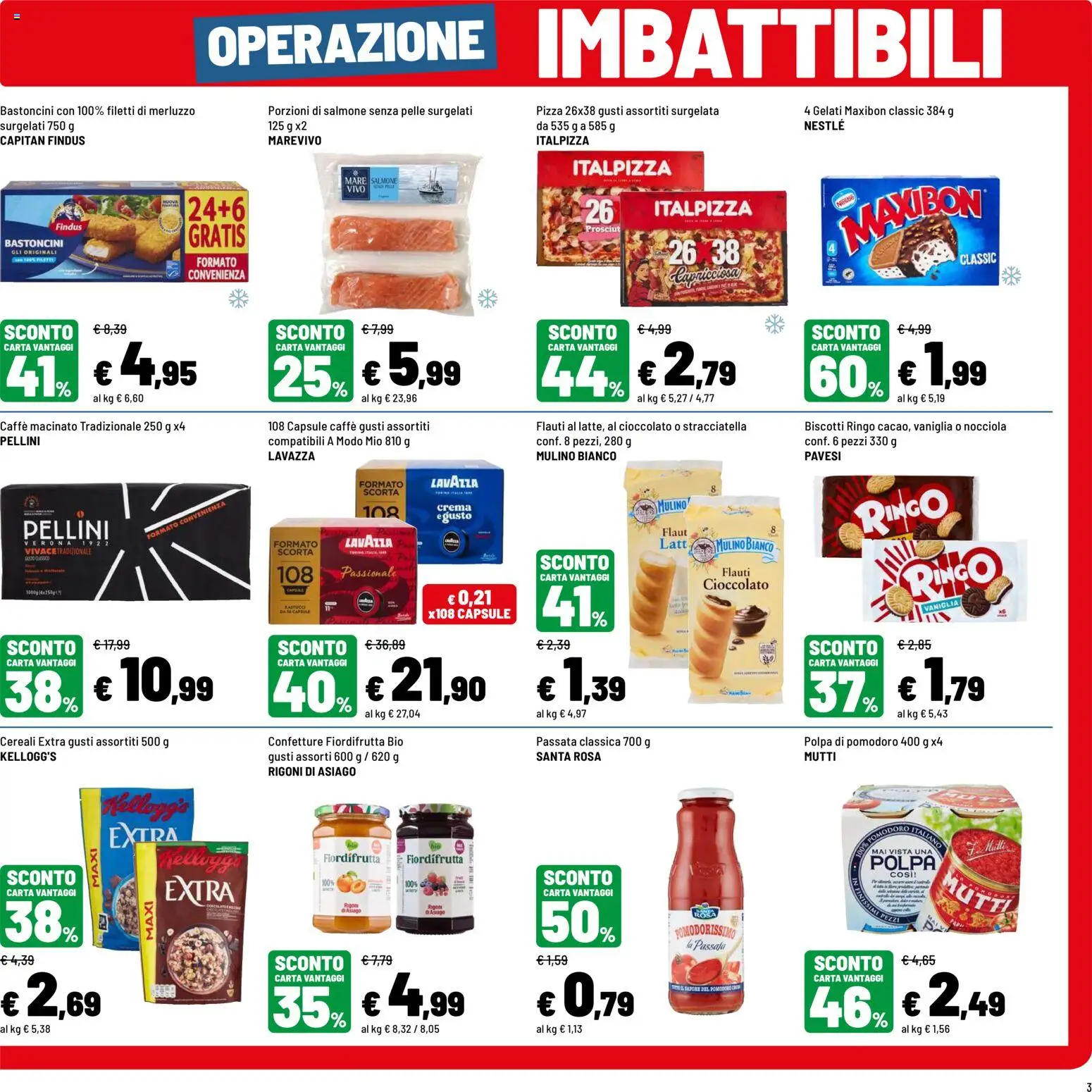 Volantino Iper del 31/08/2026 | Pagina: 3 | Prodotti: Crema, Salmone, Cereali, Macinato
