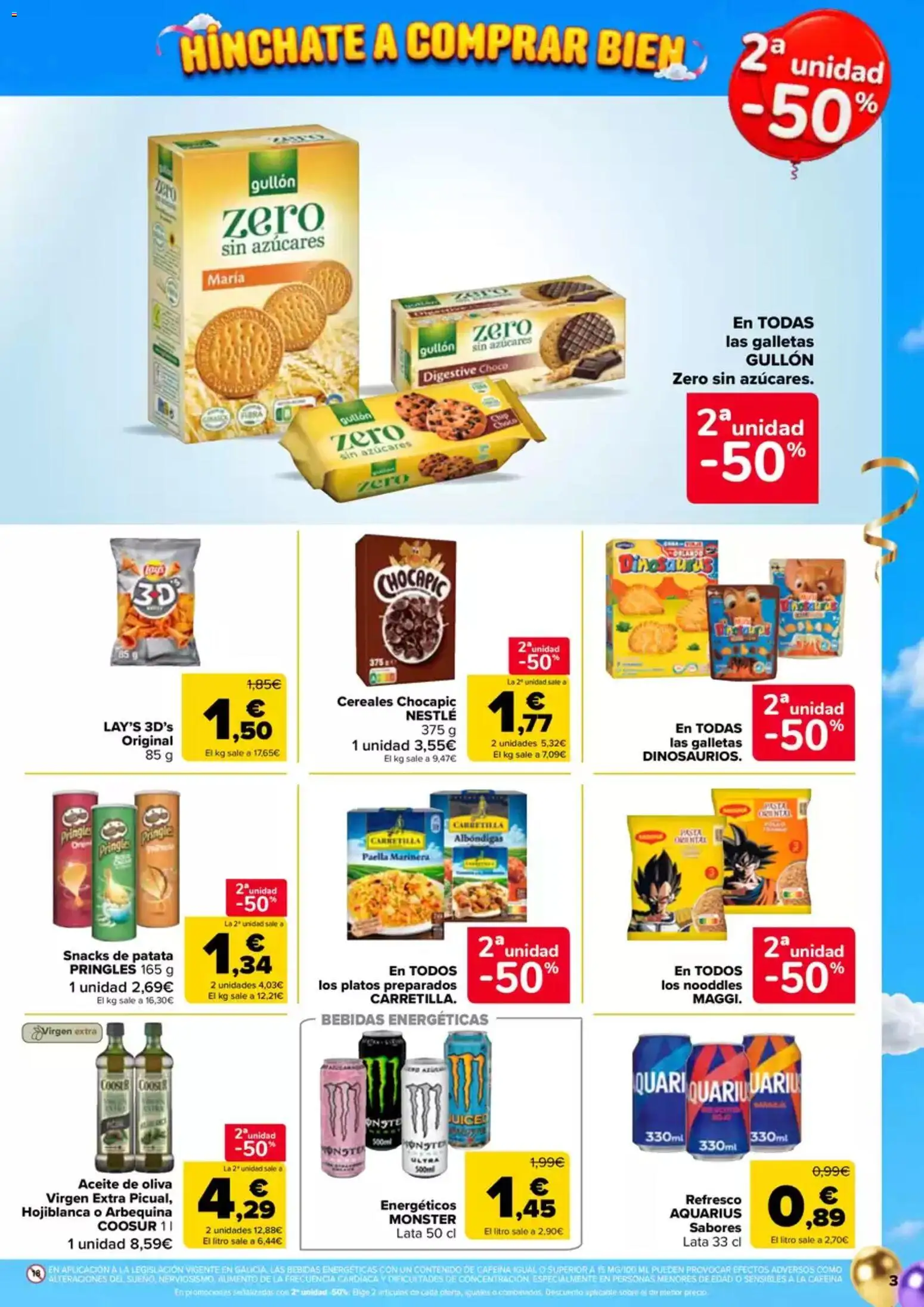 Carrefour Express folleto │ válido desde el 24/09/2026 | Página: 3 | Productos: Snacks, Aceite, Galletas, Bebidas