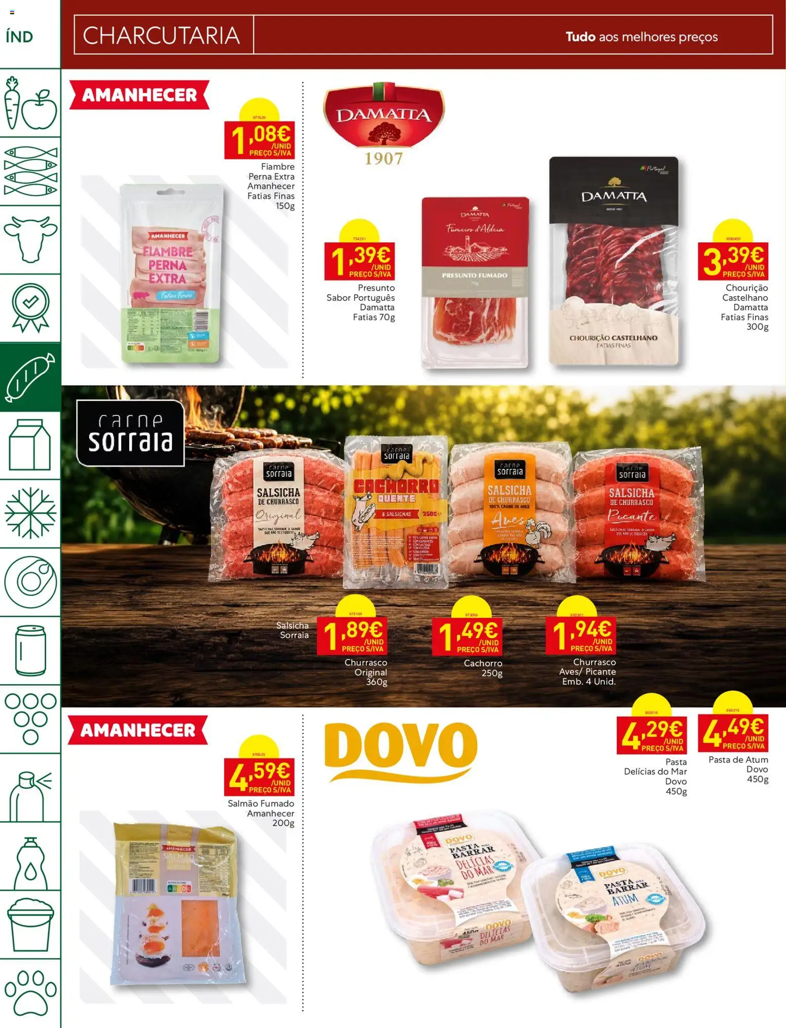 Recheio folheto │ válido de 23/06/2026 | Página: 10 | Produtos: Salmão, Salsicha, Carne, Pá