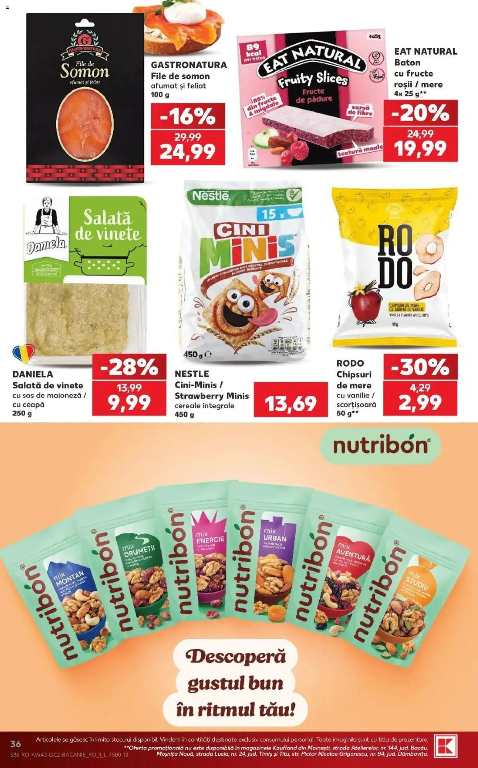 Kaufland Viseu de Sus 14.10.2026 - Revista si Oferta | Pagină: 36 | Produse: Migdale, Mere, Cereale, Maioneză