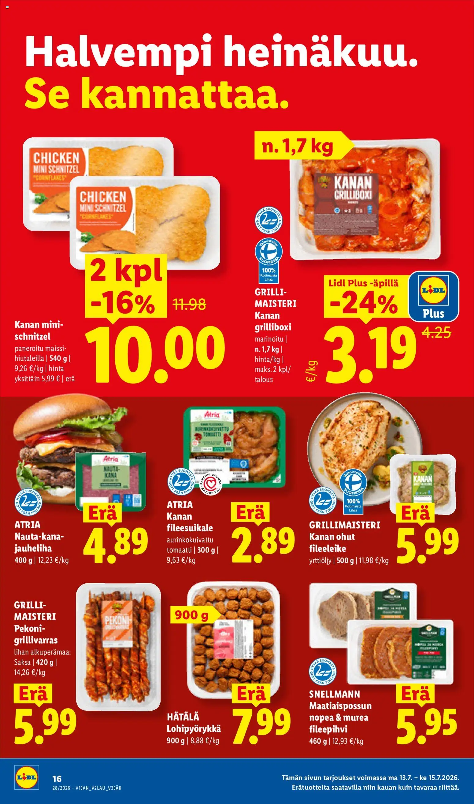 Lidl tarjoukset - Rovaniemi – voimassa 09/07/2026 alkaen | Sivu: 22