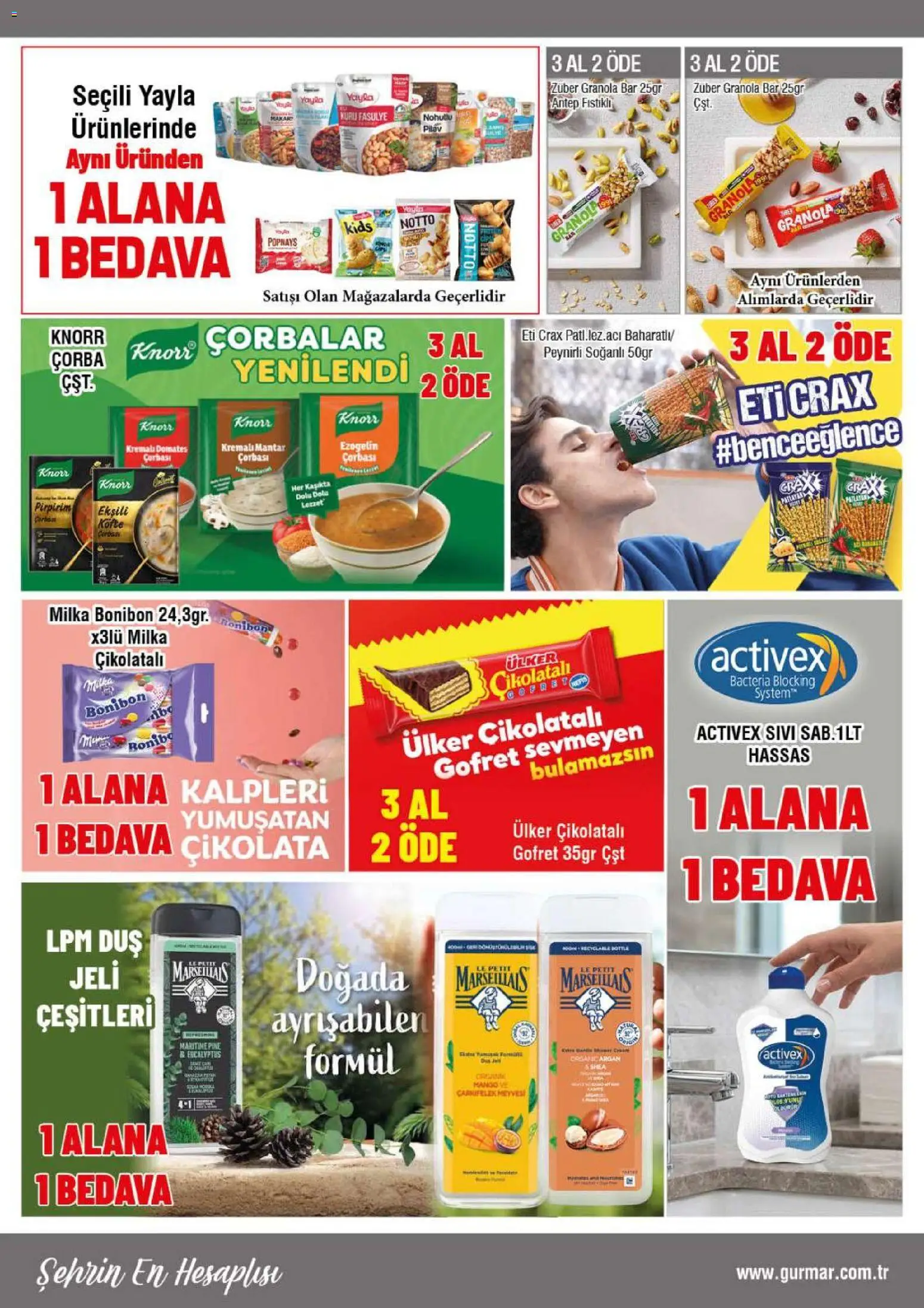 Gürmar Katalog - 01 Ekim 2026 tarihinden itibaren geçerlidir | Sayfa: 15 | Ürünler: Duş, Gofret, Çikolatalı gofret, Mantar