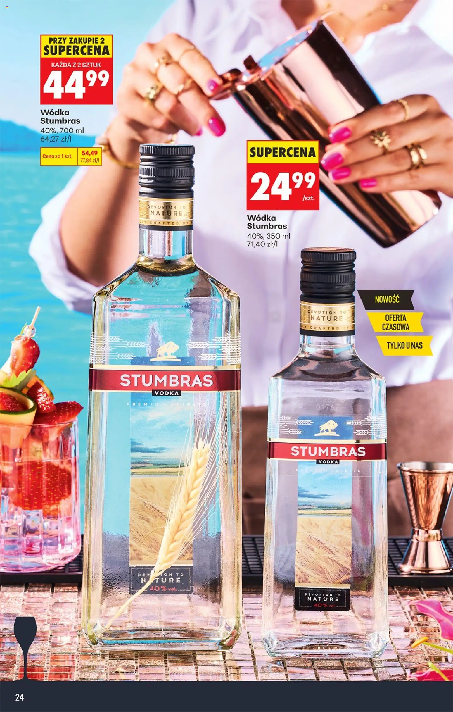 Biedronka Polsko leták - Czas na toast od 13.07.2026 | Strana: 24 | Produkty: Vodka