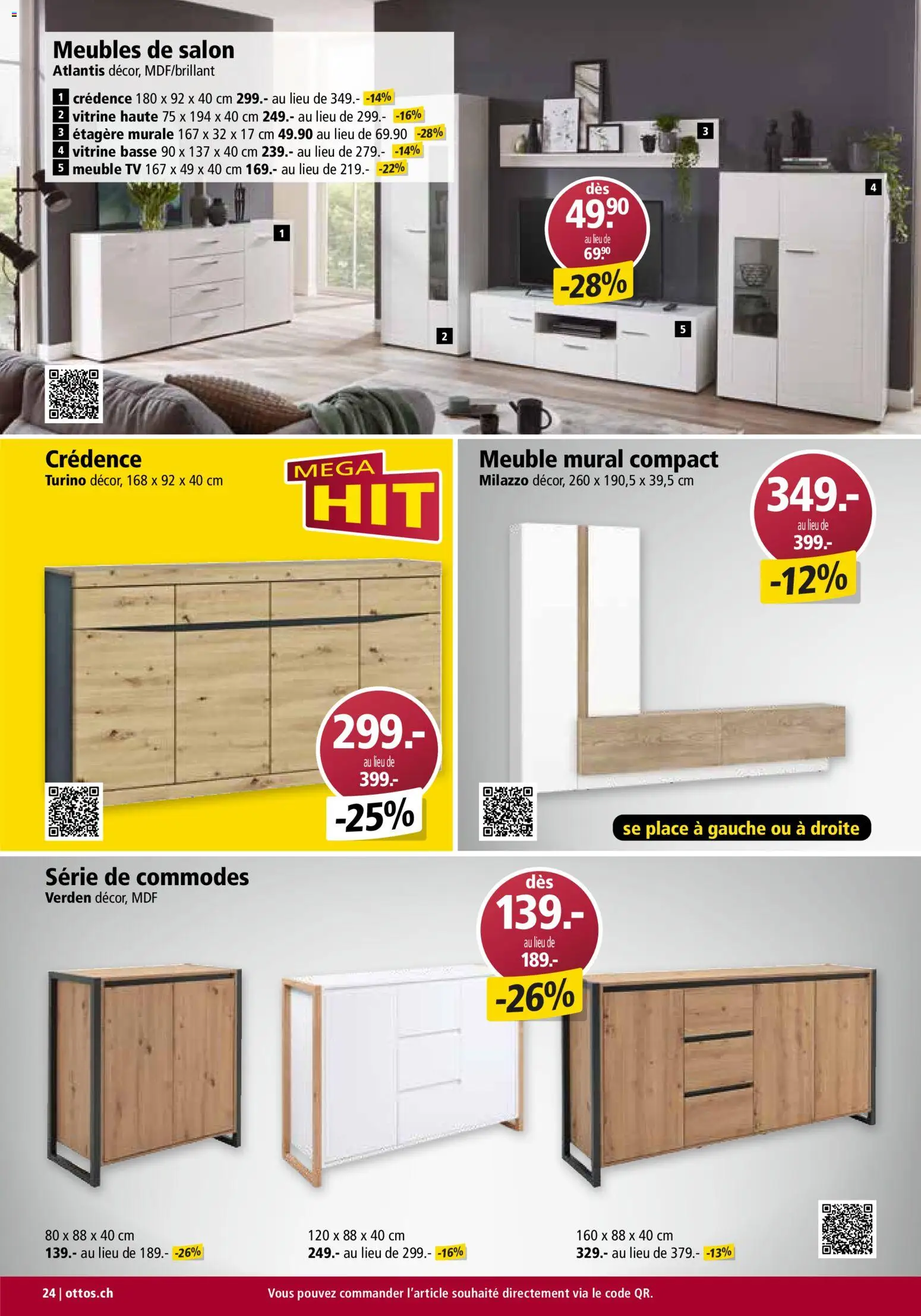 Otto's aktionen Meubles – gültig ab 01.07.2026 | Seite: 24 | Produkte: Vitrine, TV