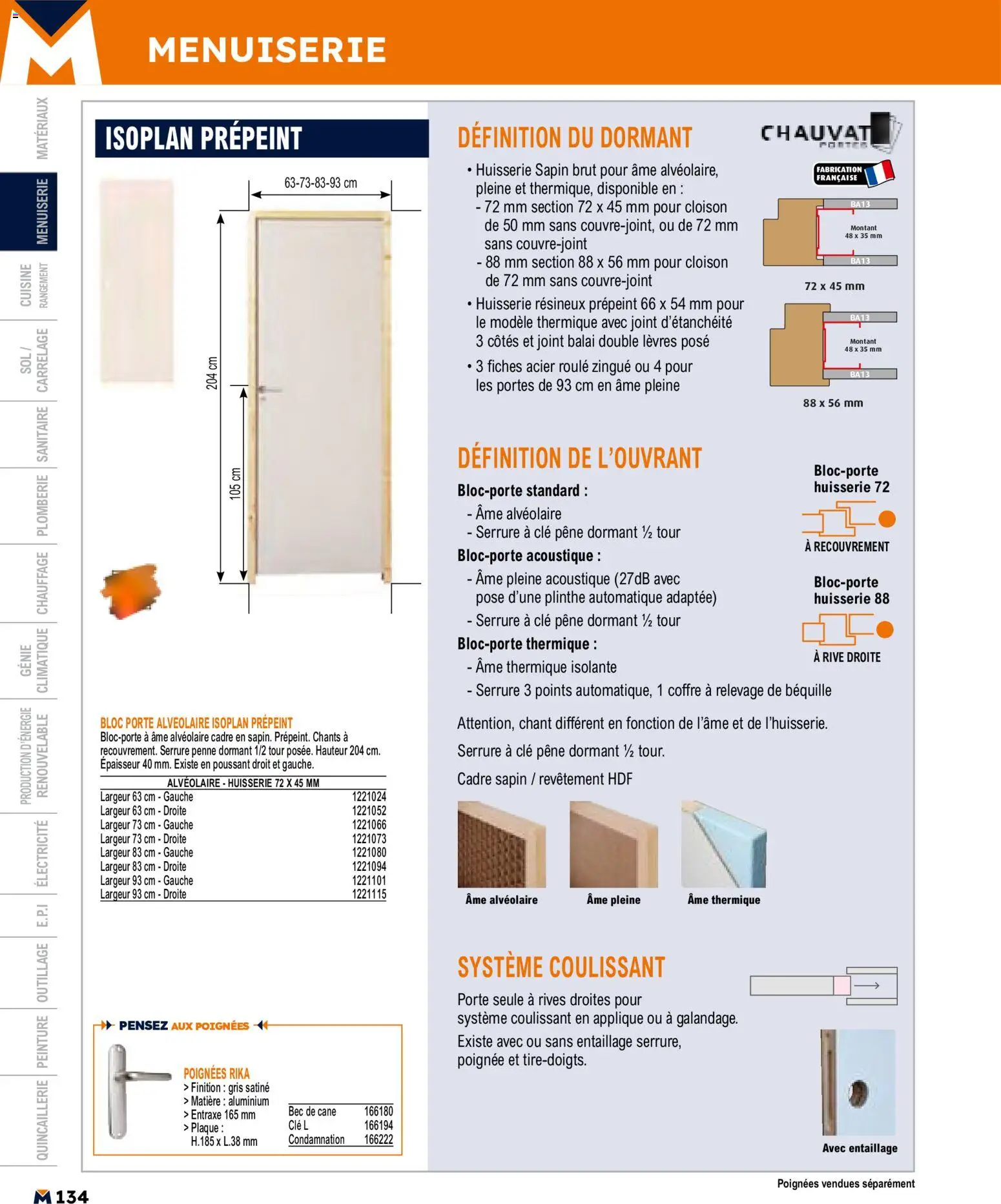 {H1} | Page: 134 | Produits: Clé, Plinthe, Porte, Cadre