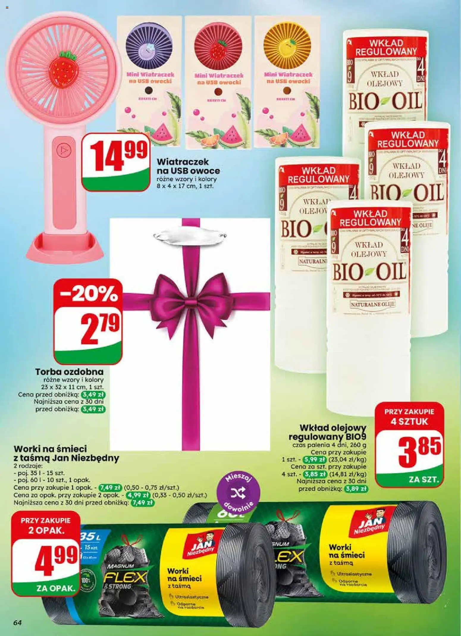 Dino gazetka od 13.05.2026 | Strona: 64 | Produkty: Torba, USB, Owoce