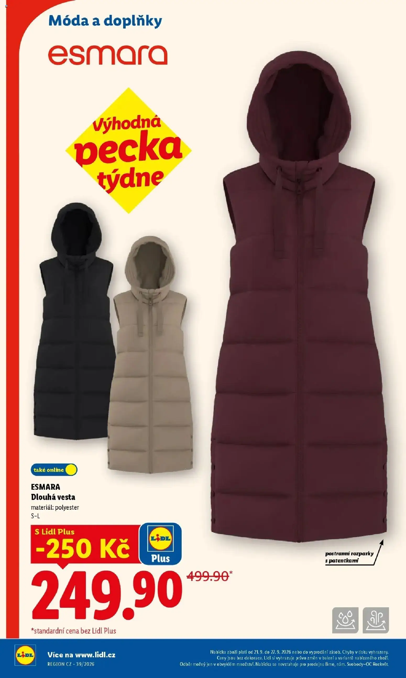 Lidl leták od 21.09.2026 - Nový akční leták | Strana: 6 | Produkty: Vesta