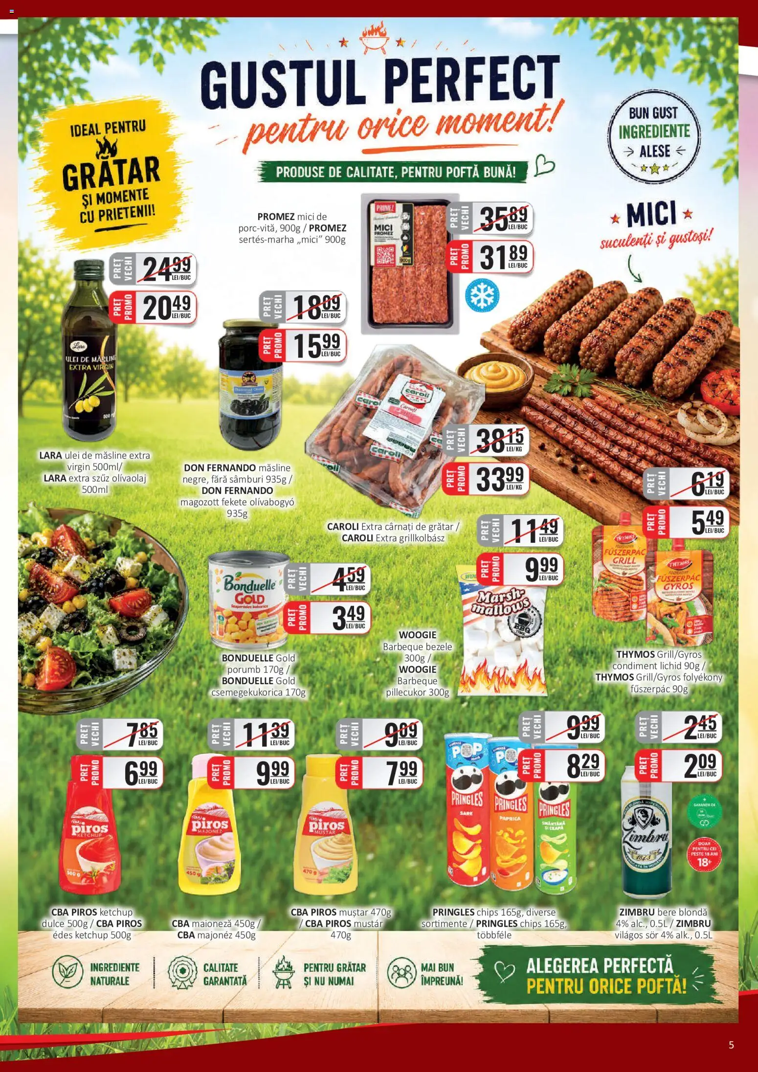 Noul catalog CBA – valabil de la 16.06.2026 | Pagină: 5 | Produse: Grătar, Pește, Muștar, Maioneză
