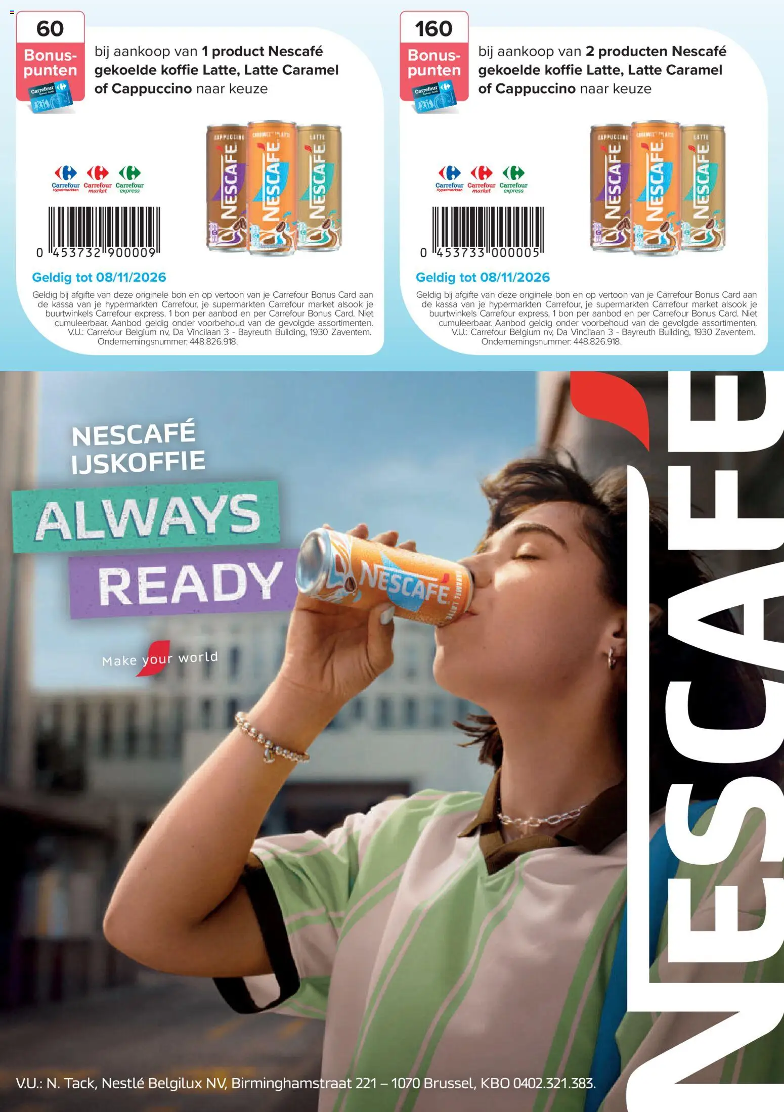 {H1} | Pagina: 5 | Producten: Nescafe, Cappuccino, Ijskoffie, Koffie