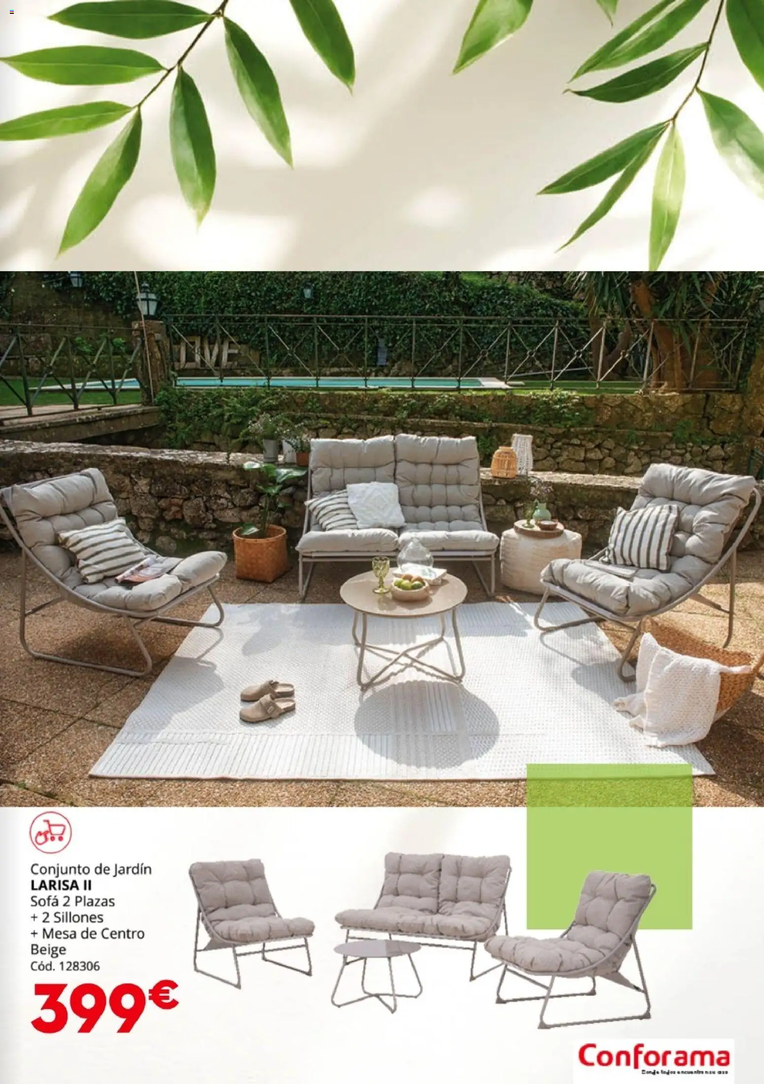 Conforama Guía Jardín 2026 │ válido desde el 19.03.2026 | Página: 13 | Productos: Sofá, Mesa