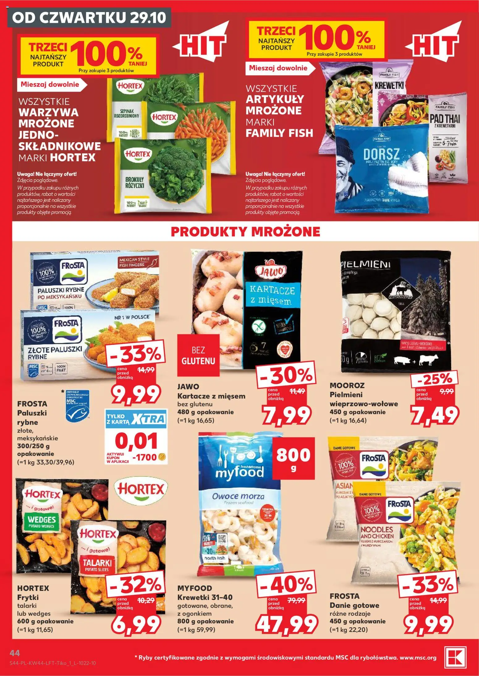 Kaufland Polsko leták od 29.10.2026 | Strana: 44 | Produkty: Ryby, Filet