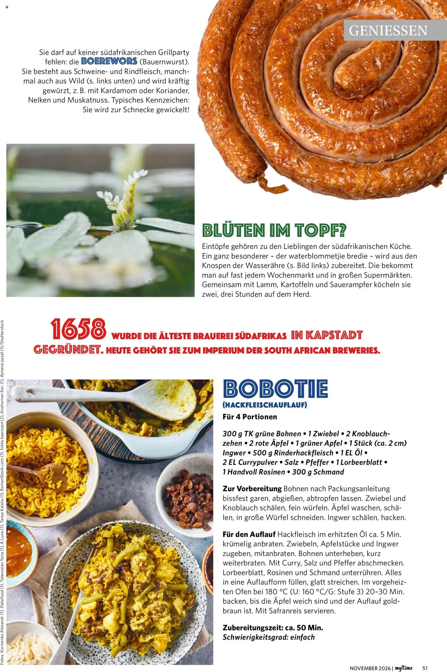 Famila Nordwest myTime – gültig ab 01.11.2026 | Seite: 51 | Produkte: Äpfel, Rosinen, Salz, Hackfleisch