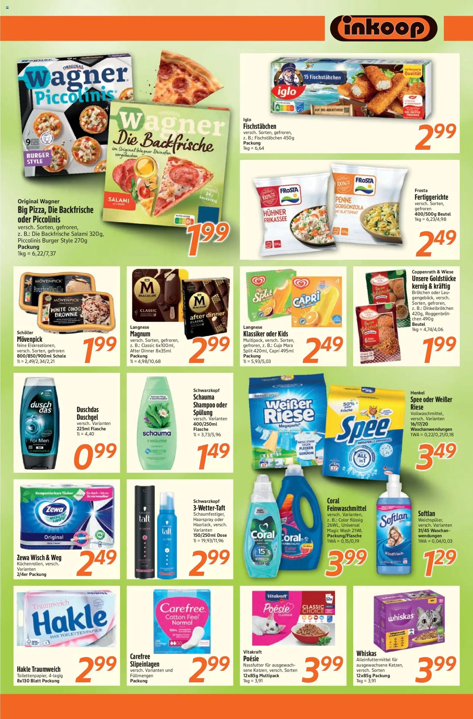 Inkoop Prospekt – gültig ab 24.08.2026 | Seite: 6 | Produkte: Coral, Burger, Haarspray, Whiskas