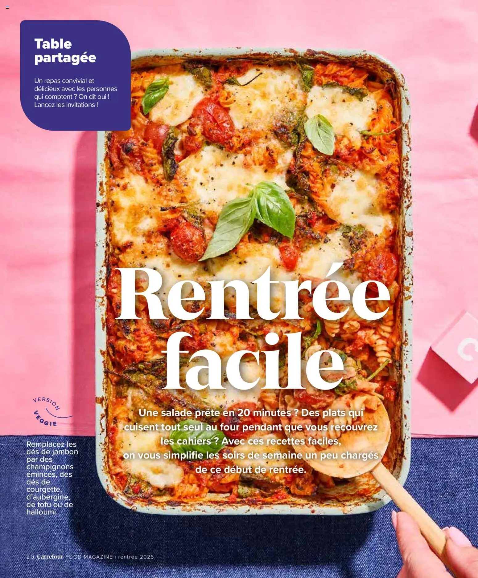 {H1} | Pagina: 20 | Producten: Salade, Courgette, Champignons, Tofu