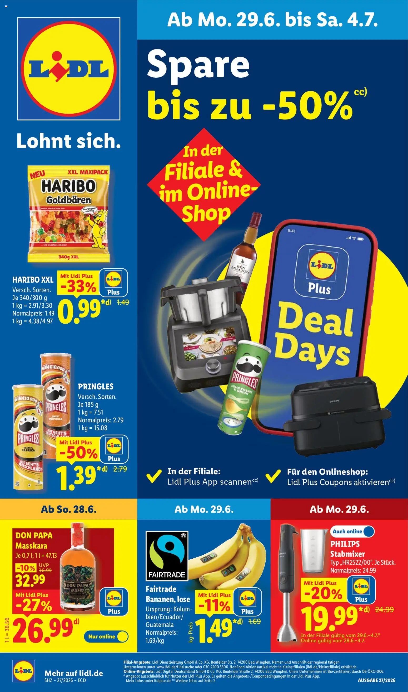 Lidl Prospekt – gültig ab 29.06.2026 | Seite: 1