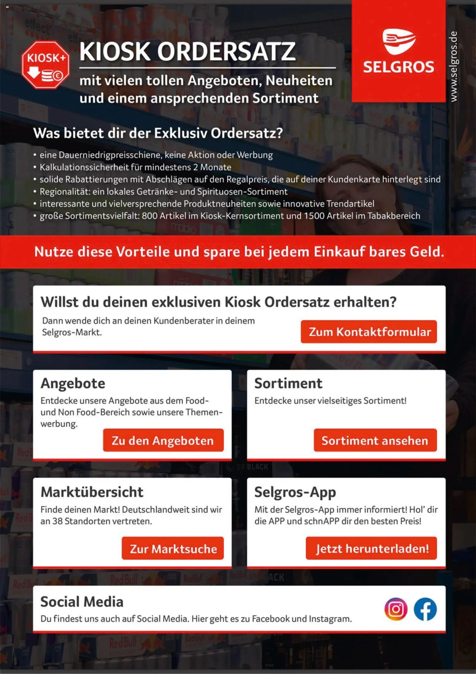 Selgros Kiosk-Ordersatz – gültig ab 04.05.2026 | Seite: 2 | Produkte: Red bull