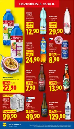 Náhled letáku BECHERovka Vodka, 0,5 l, alk. 37,5% obj. od 27.08.2026 | Strana: 30