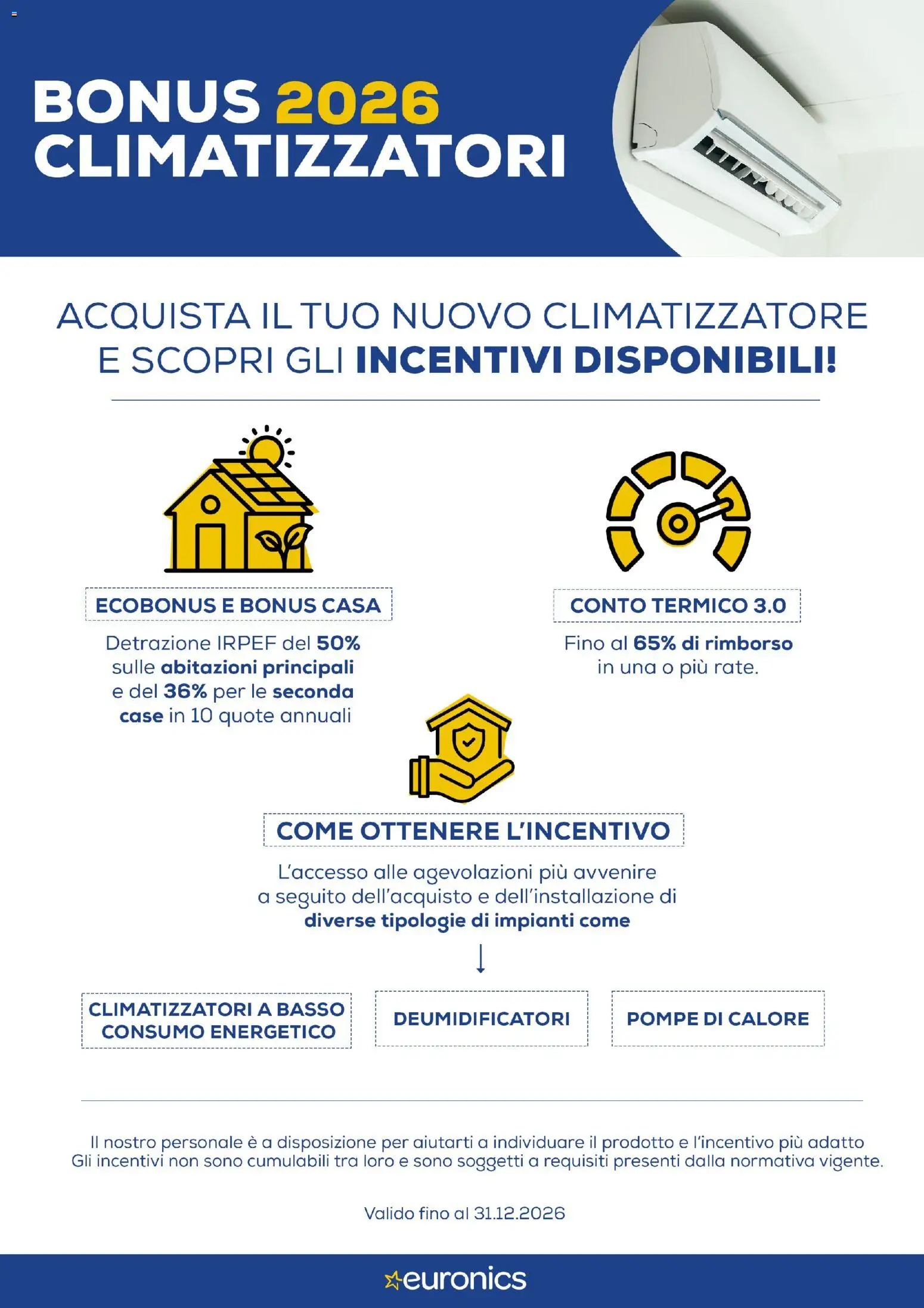 Volantino Euronics del 04.06.2026 | Pagina: 2 | Prodotti: Climatizzatore