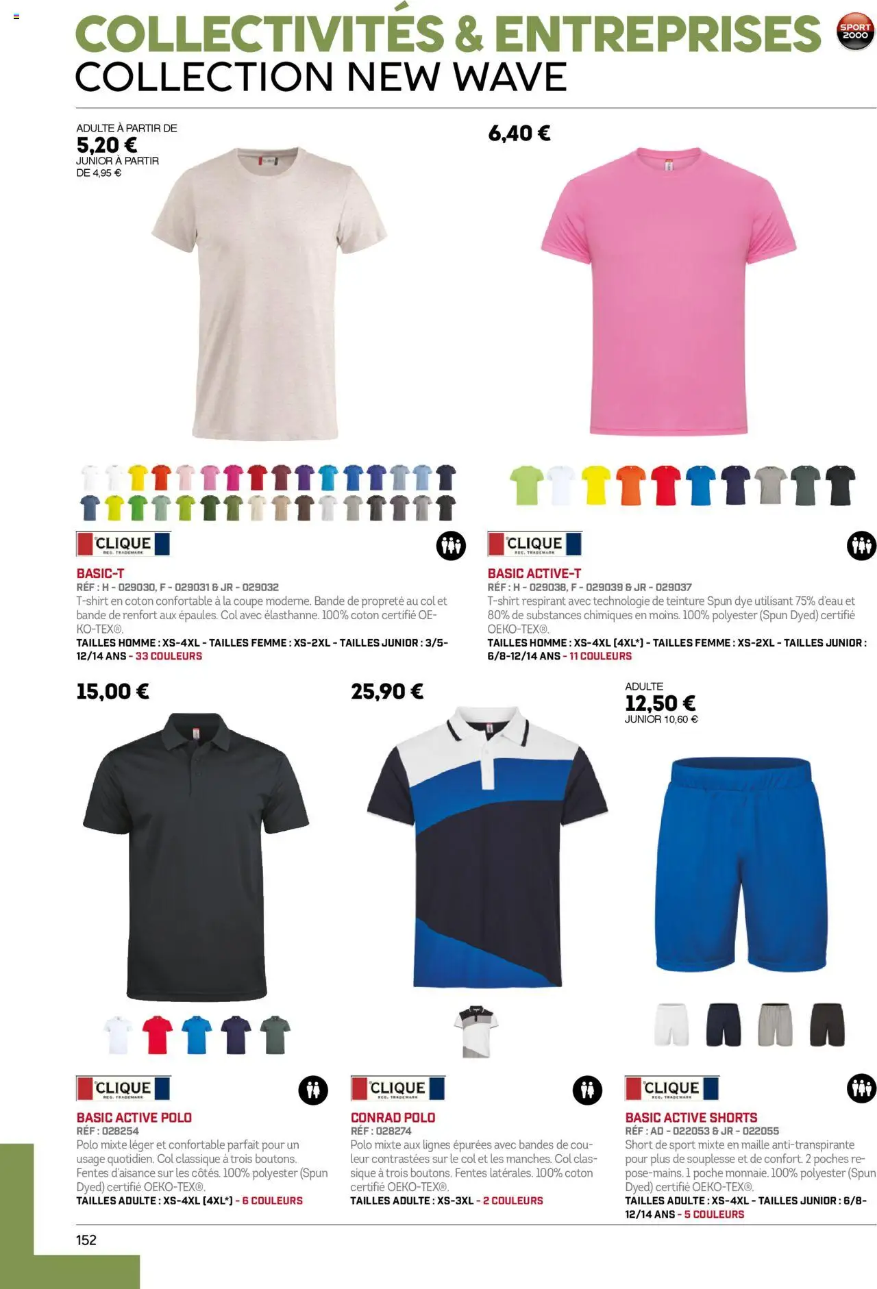 {H1} | Page: 152 | Produits: Polo, Coton, Shorts