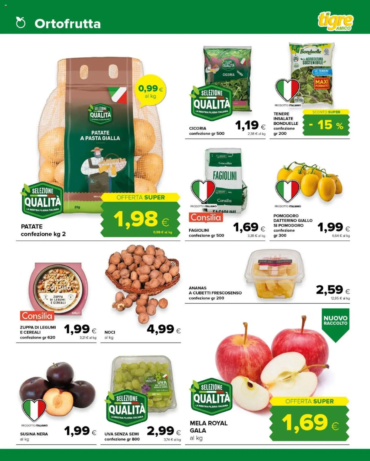 Volantino Tigre del 16/09/2026 | Pagina: 3 | Prodotti: Legumi, Cereali, Patate, Pomodoro