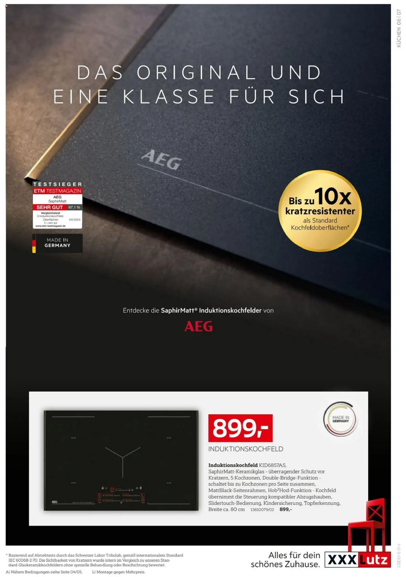 XXXLutz Nr. 1 bei Küchen – gültig ab 26.09.2026 | Seite: 7 | Produkte: Kochfeld, Kuchen