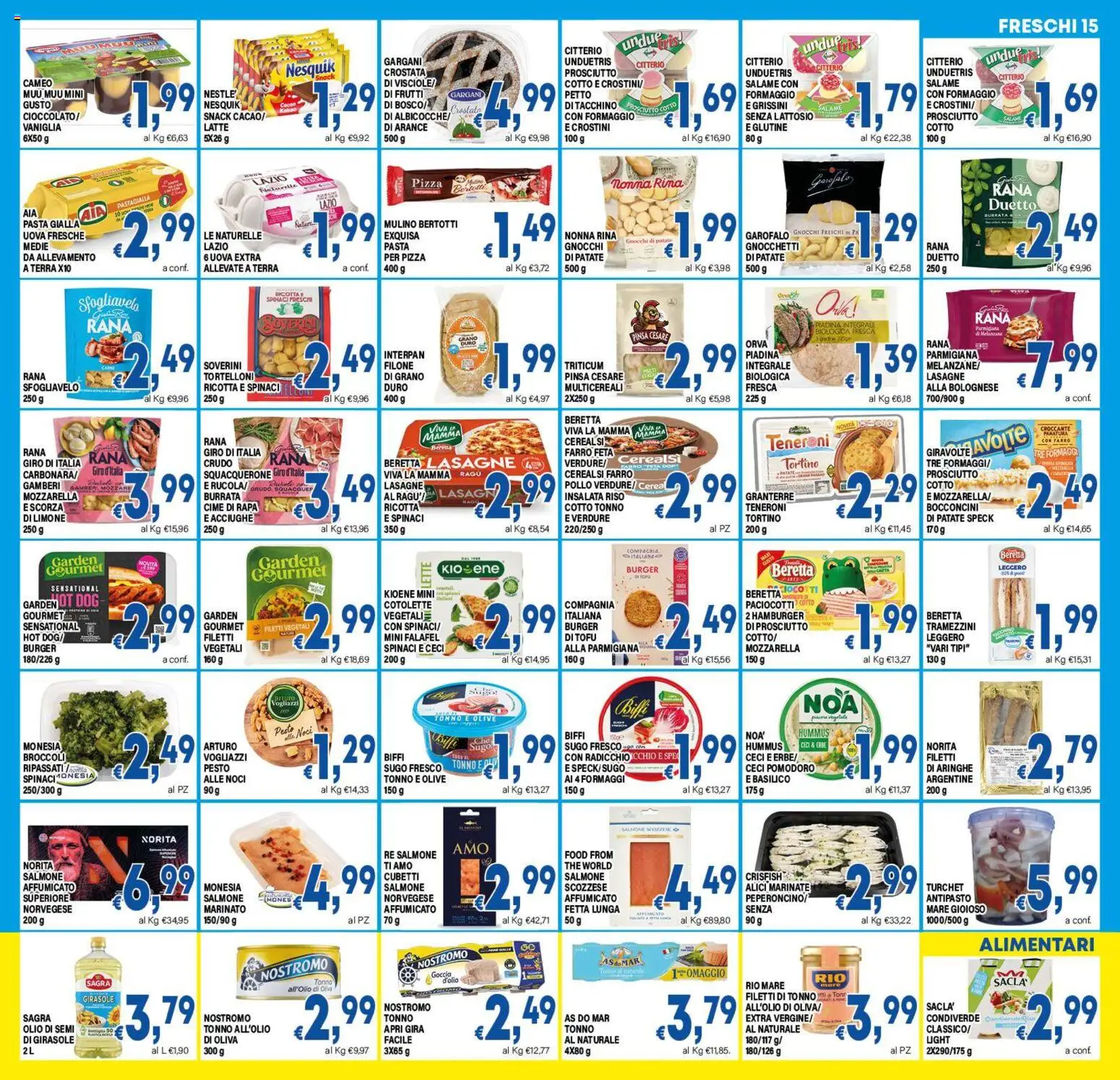 Volantino DEM del 31/07/2026 | Pagina: 15 | Prodotti: Pesto, Crostini, Grissini, Farro
