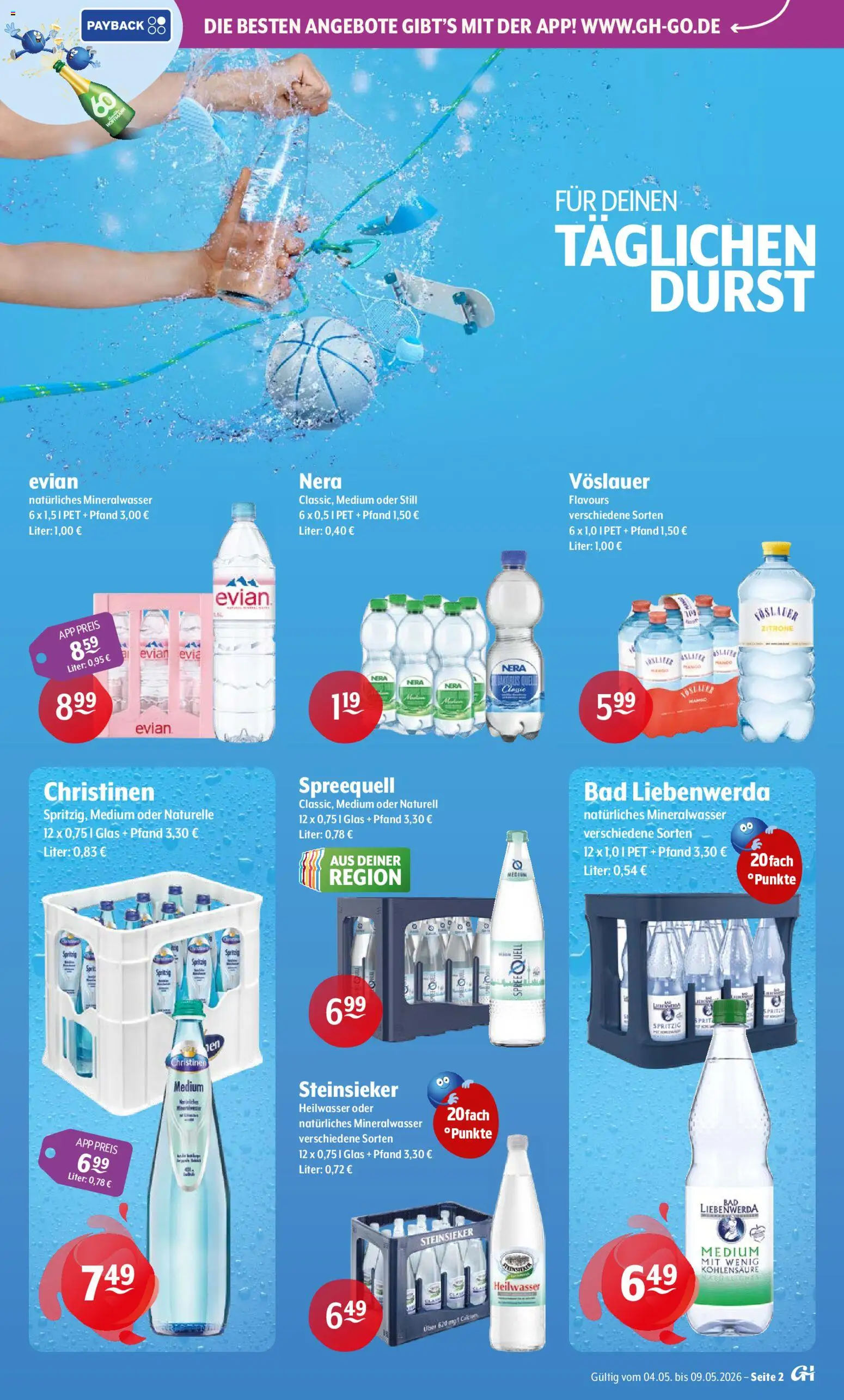 Getränke Hoffmann - Berlin – gültig ab 04.05.2026 | Seite: 2 | Produkte: Sprite, Bad, Mineralwasser, Zitrone