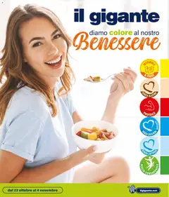 Anteprima del volantino Il Gigante volantino Diamo colore a nostro benessere valido a partire dal 22/10/2026