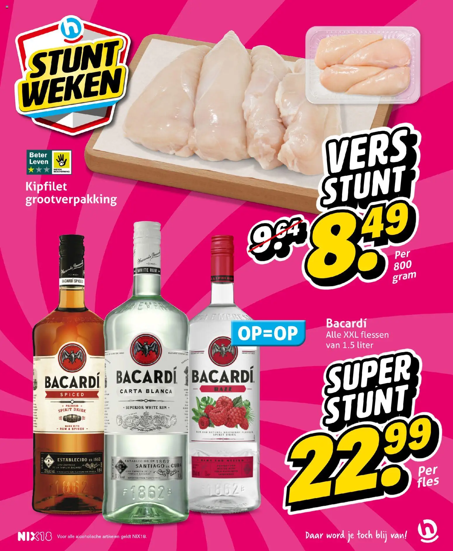 {H1} | Pagina: 11 | Producten: Bacon, Rum, La, Bacardi
