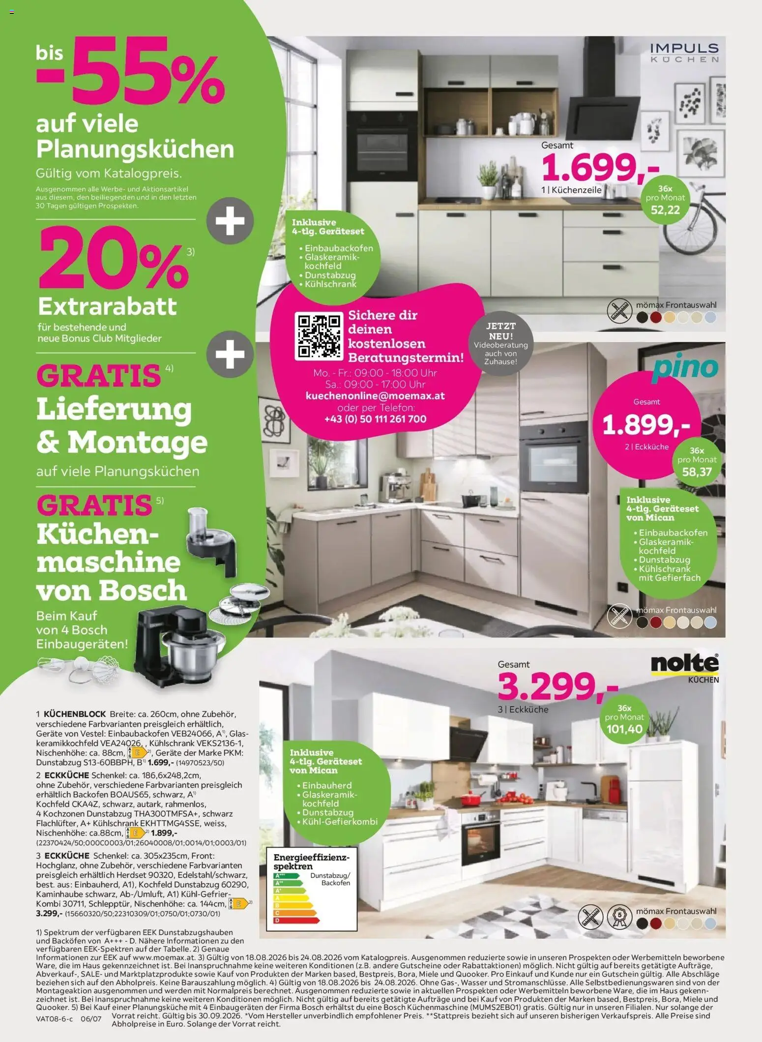 Mömax  Ansfelden von 18.08.2026 - Aktuelle Angebote | Seite: 6 | Produkte: Wasser, Telefon, Kochfeld, Küchenzeile