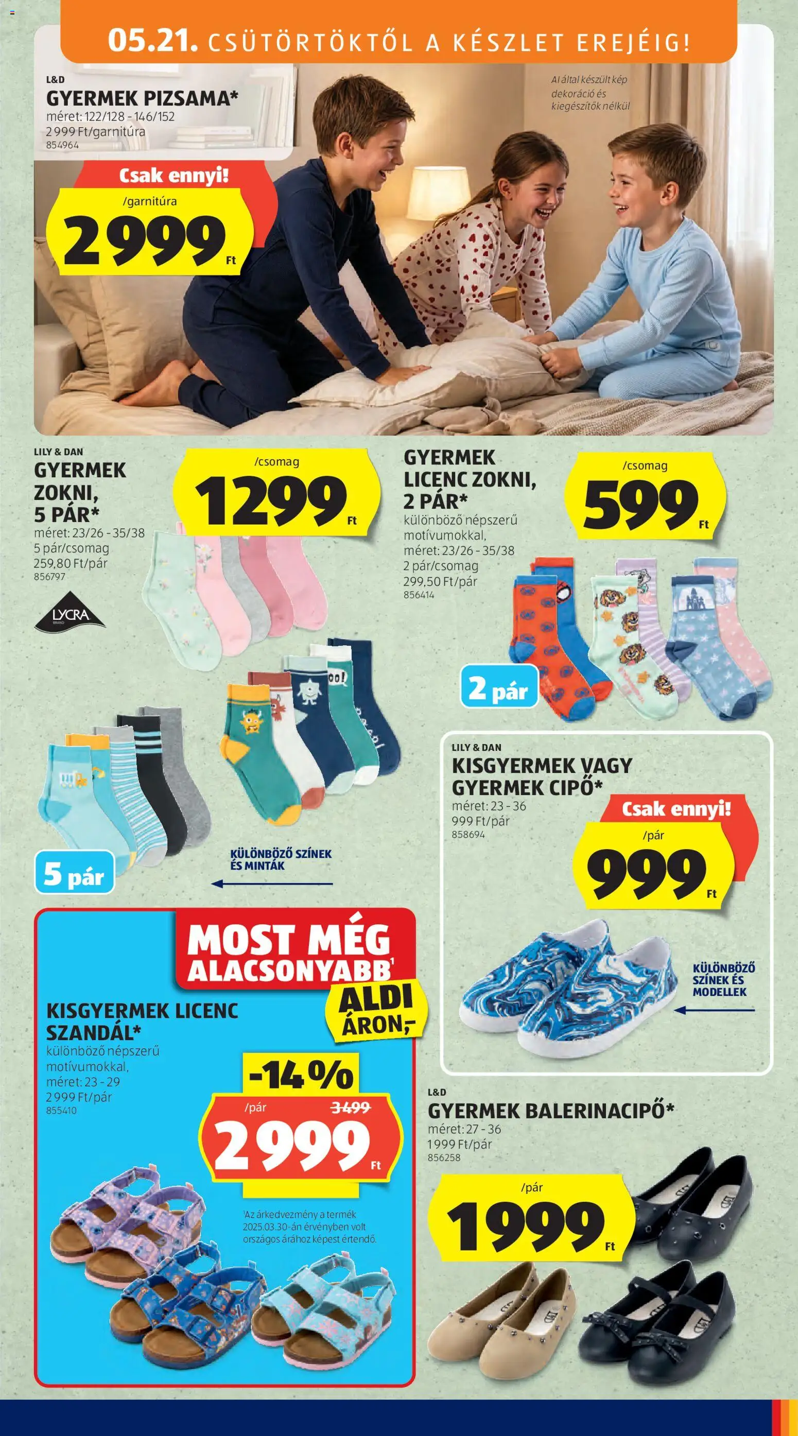 Aldi akciós ujság - amely érvényes a következő dátumtól: 21.05.2026 | Oldal: 23 | Termékek: Dekoráció