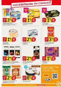Vista previa Consum folleto válido desde el 25/06/2026 | Página: 5 | Productos: Leche, Chocolate, Magdalenas, Ρούτερ