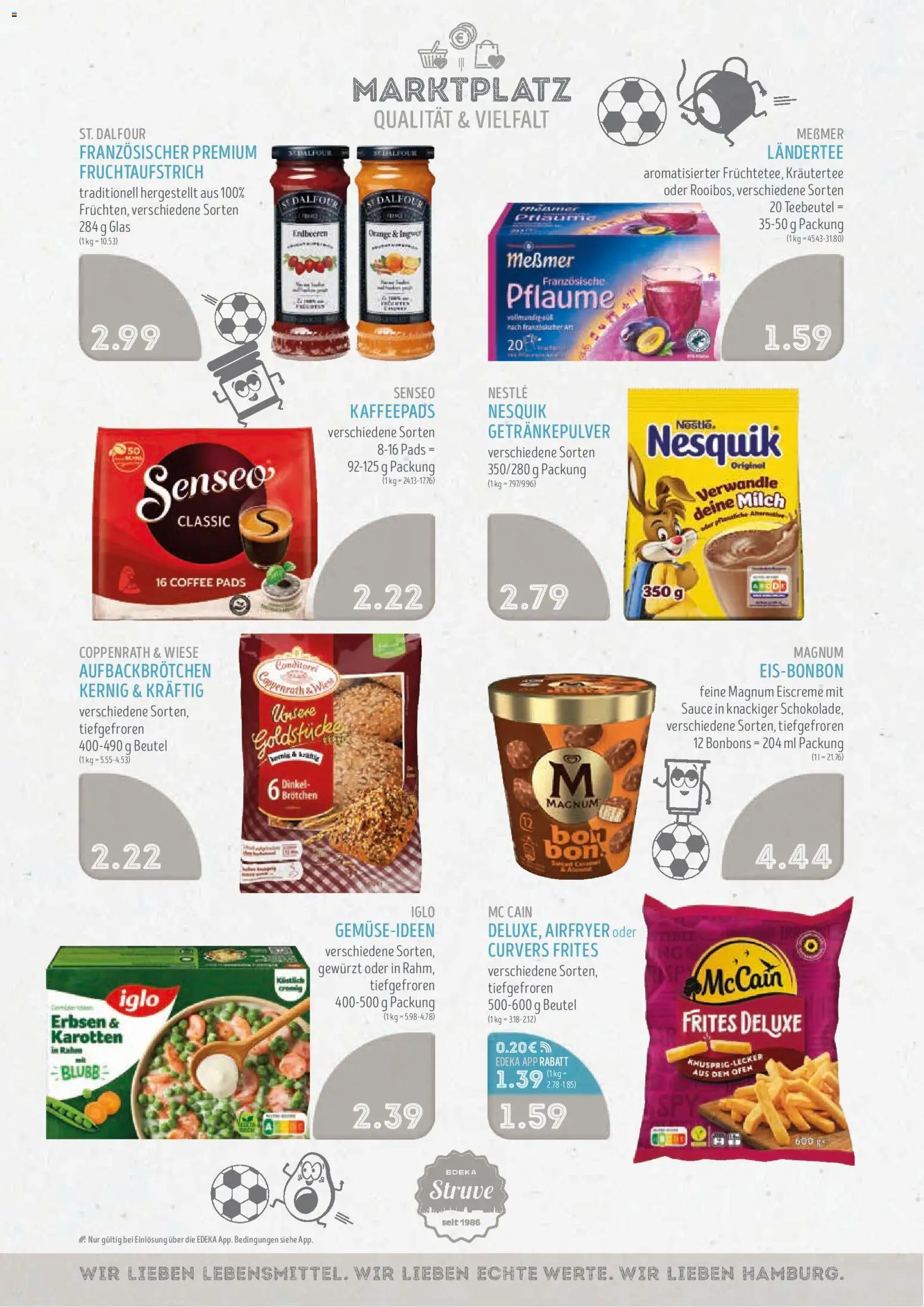 Edeka Struve Prospekt – gültig ab 29.06.2026 | Seite: 10 | Produkte: Senseo, Kaffeepads, Iglo, Erdbeeren
