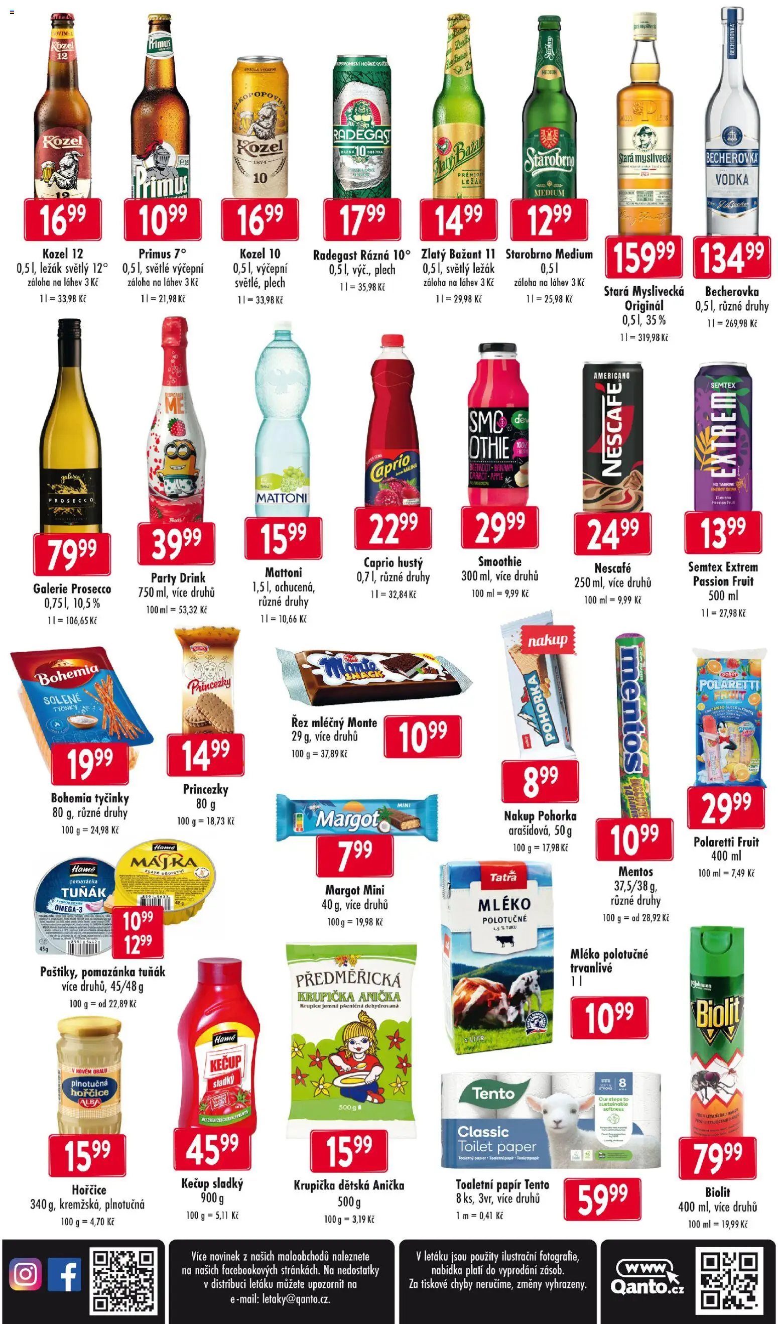 Astur & Qanto leták od 25.06.2026 | Strana: 4 | Produkty: Mattoni, Mléko polotučné, Kečup, Plech