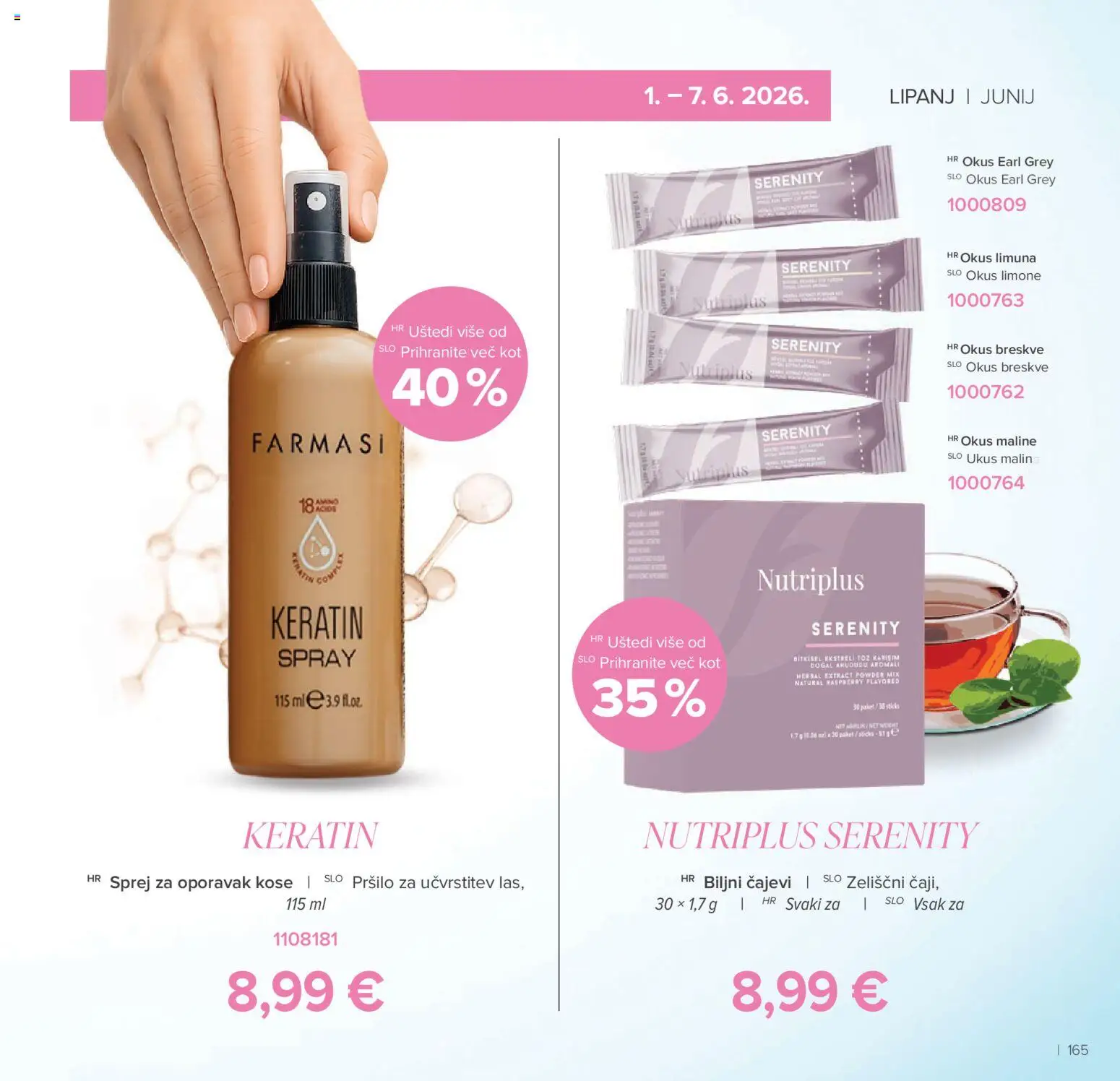 Farmasi katalog | vrijedi od 01.05.2026 | Stranica: 165 | Proizvodi: Maline