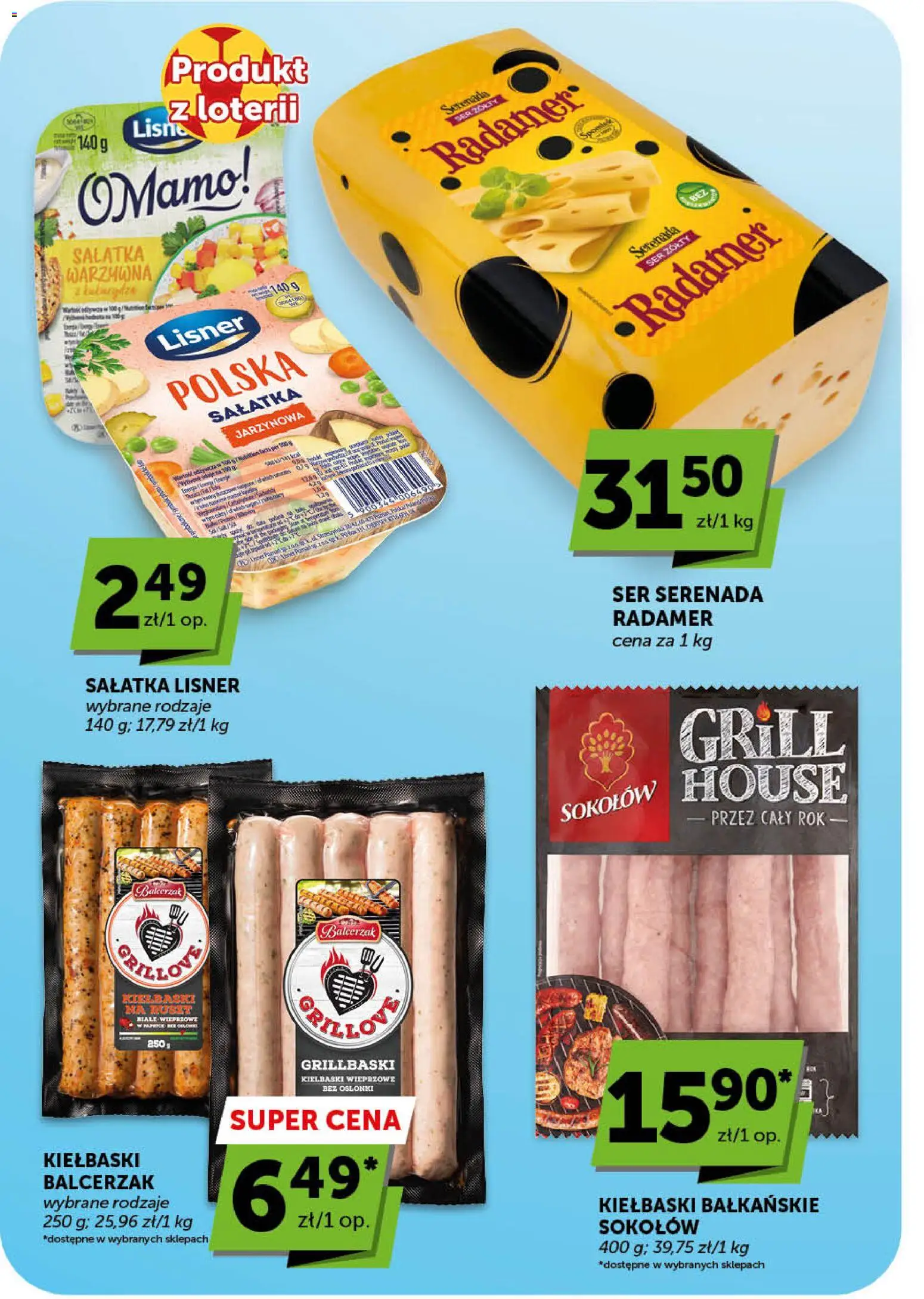 Euro Sklep gazetka - Market od 11.06.2026 | Strona: 17 | Produkty: Ser żółty, Kiełbaski, Ser, Sałatka