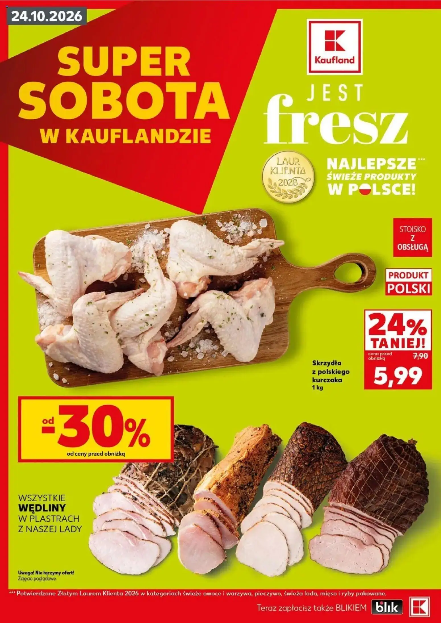 Kaufland HALLOWEEN 🎃 gazetka od 24.10.2026 🕷️🕸️ | Strona: 2 | Produkty: Mięso, Wędliny, Ryby, Owoce