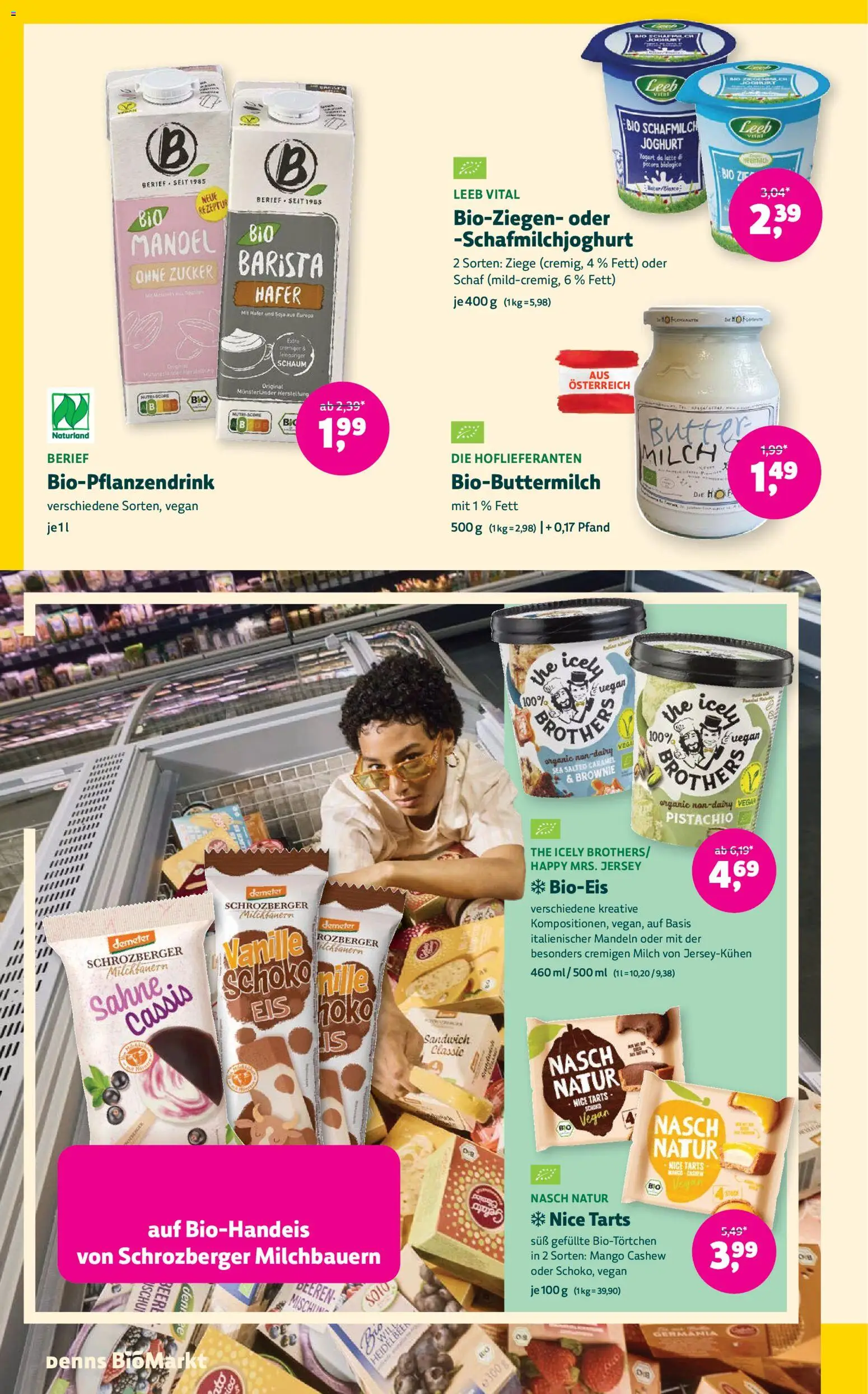 Denns BioMarkt Angebote gültig ab 01.07.2026 | Seite: 6 | Produkte: Zucker, Milch, Butter, Joghurt
