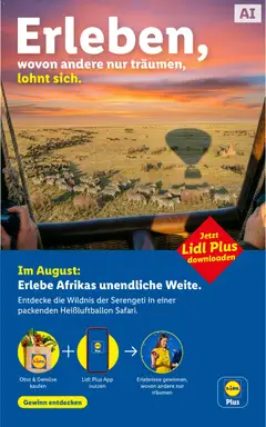 Lidl Erlebe Afrikas unendliche Weite ab 01.08.2026 gültig