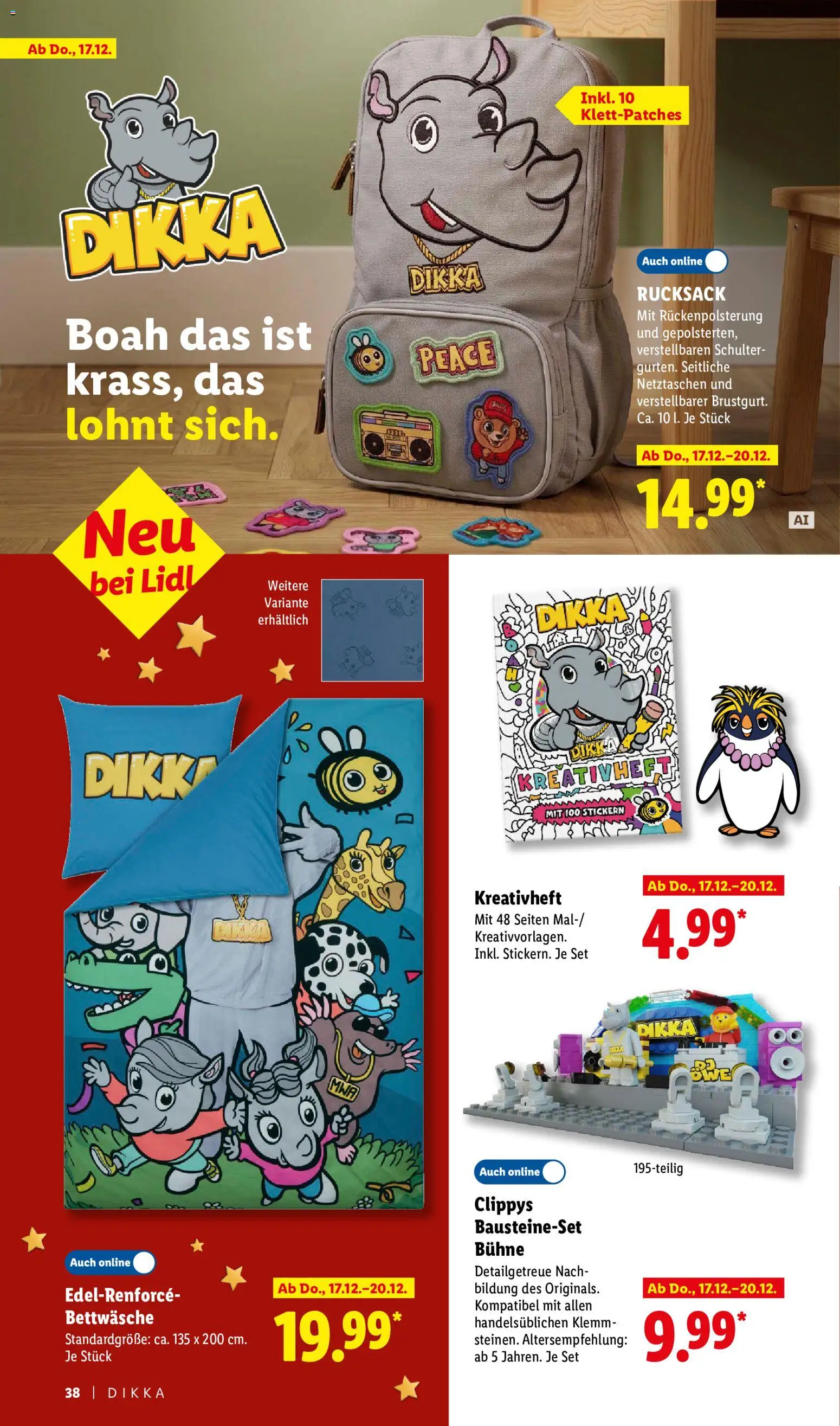 Lidl Německo leták - Spielwarenmagazin 2026 od 19.10.2026 | Strana: 38