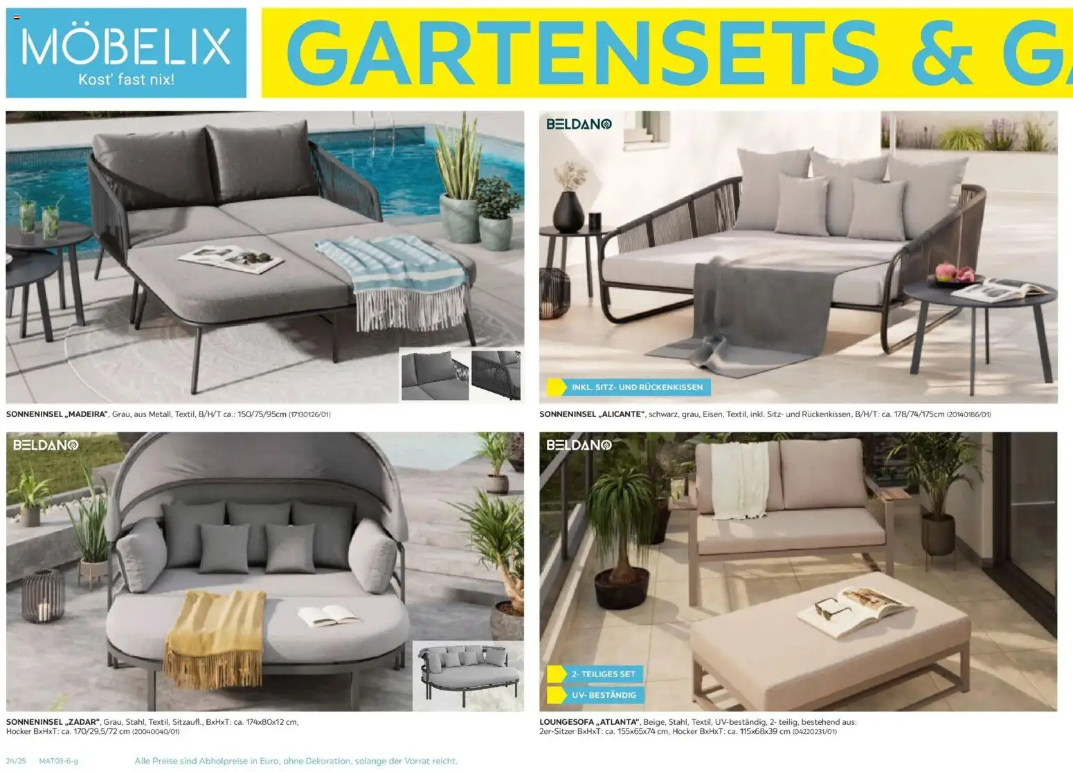 Möbelix Gartenmöbel Mistelbach, Zams, Zell Am See gültig ab 13.04.2026 | Seite: 24