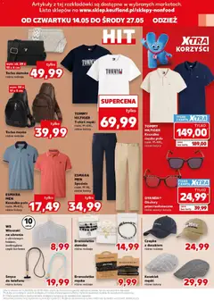 Pogląd oferty "Kaufland gazetka - Złap Okazje" - ważna od 14.05.2026 | Strona: 11 | Produkty: Spodnie, Bransoletka, Czapka, Torba