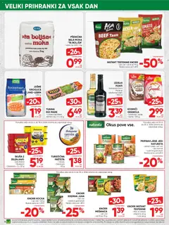 Tuš katalog akcije – veljaven od 24.06.2026 | Stran: 14 | Izdelki: Moka, Pašteta, Kis, Testenine
