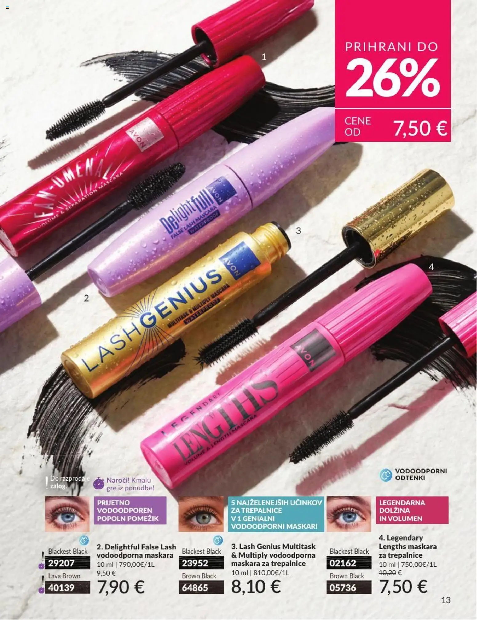 Novi Avon katalog ponudbe – veljaven od 30.06.2026 | Stran: 13 | Izdelki: Maskara