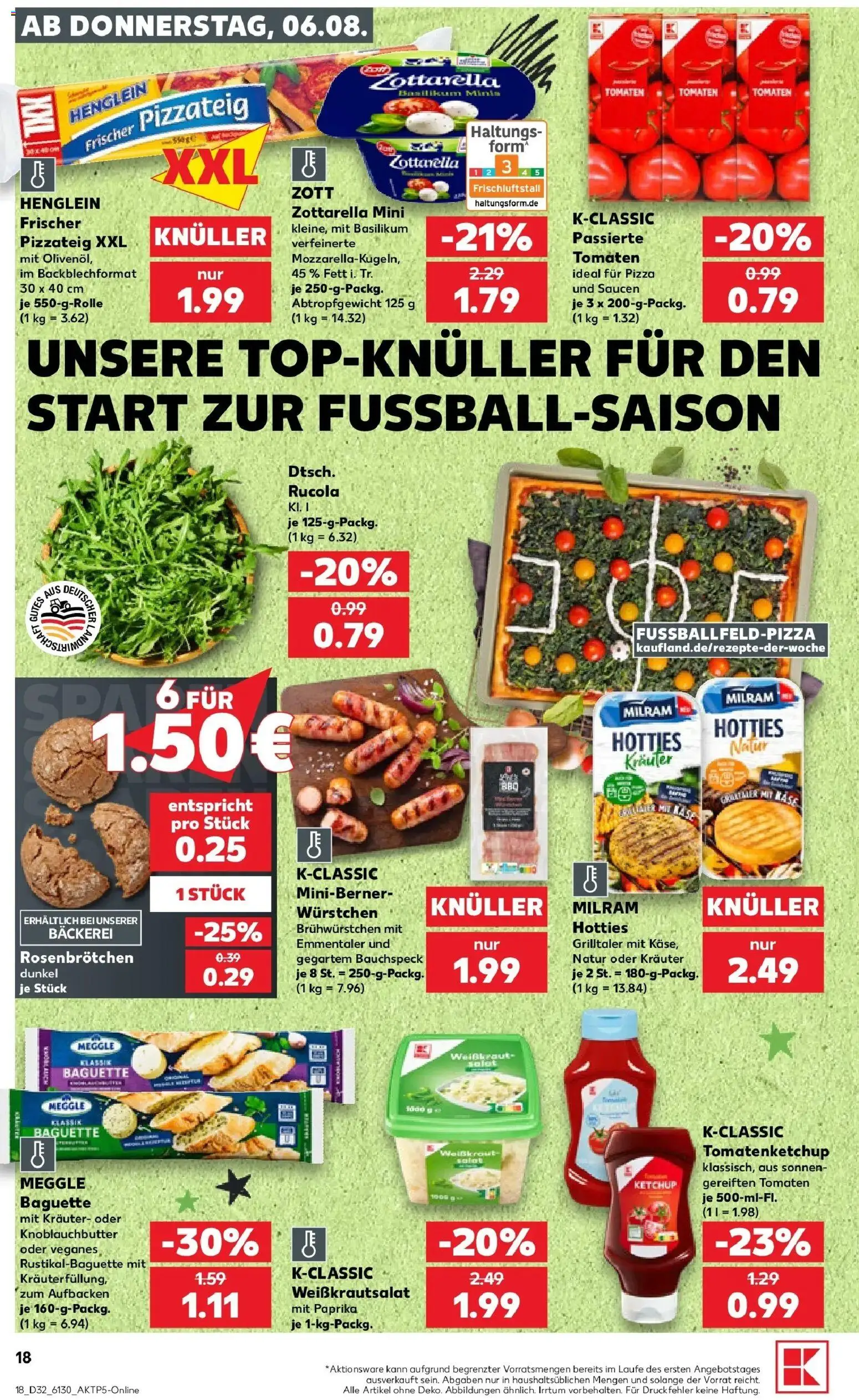 Kaufland Prospekt Freiburg Im Breisgau – gültig ab 03.08.2026 | Seite: 27 | Produkte: Baguette, Tomaten, Paprika, Ketchup